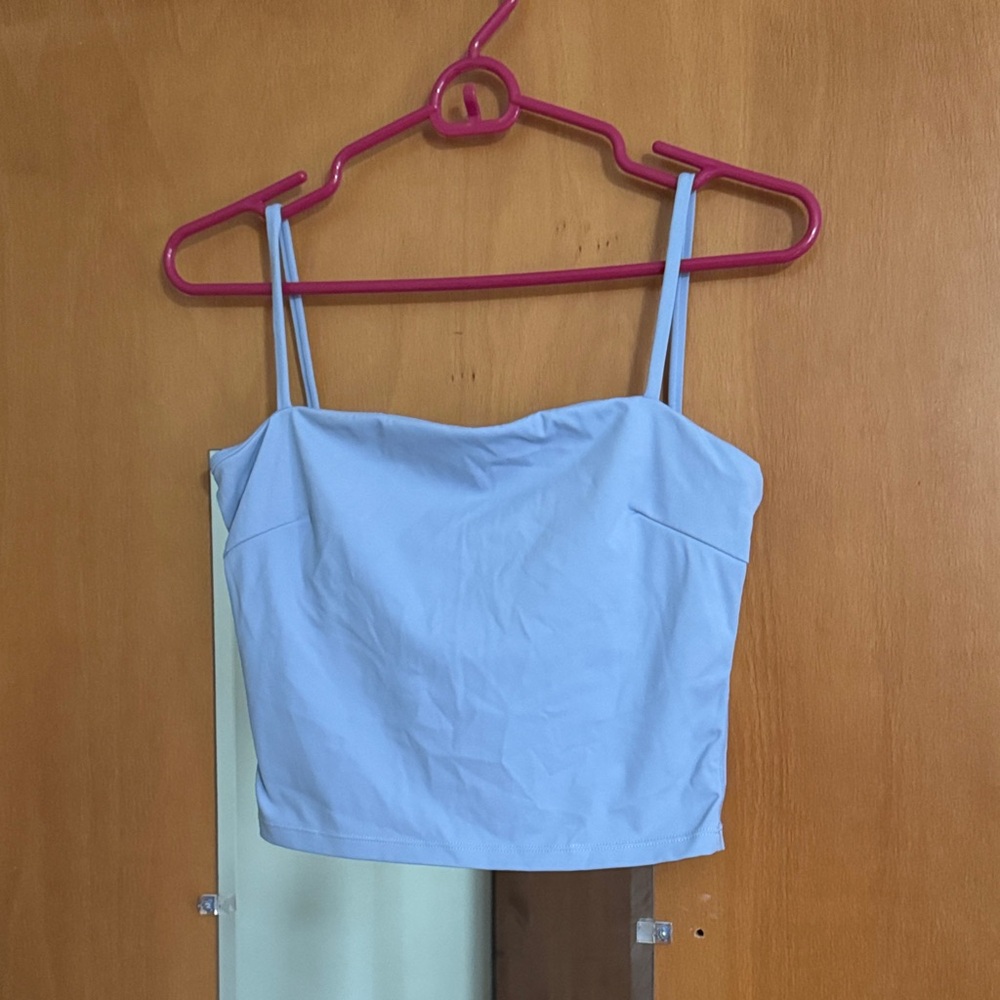 Light Blue Women's Athleisure Top